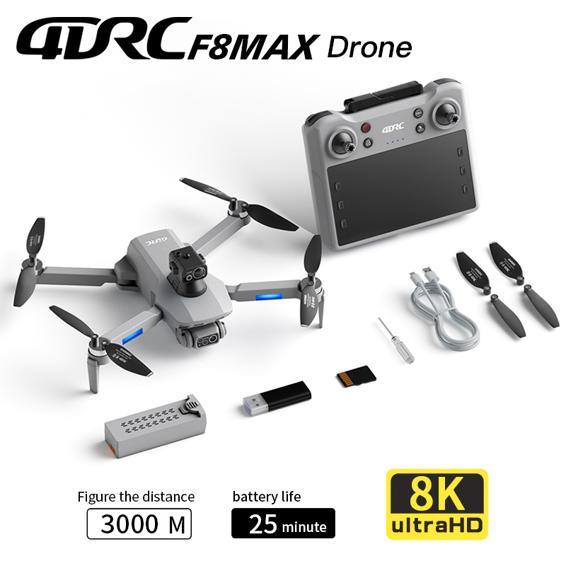 Drone Controller Screen - Dron F8 MAX GPS profesional con