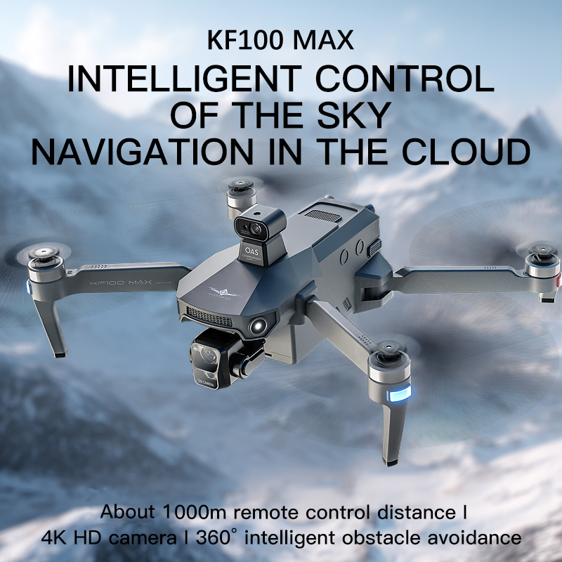 KF100 MAX GPS Drone 4K Cámara  - Drone Controller Screen reseña y precio